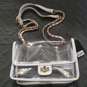 Forever 21 Clear top flap bag
